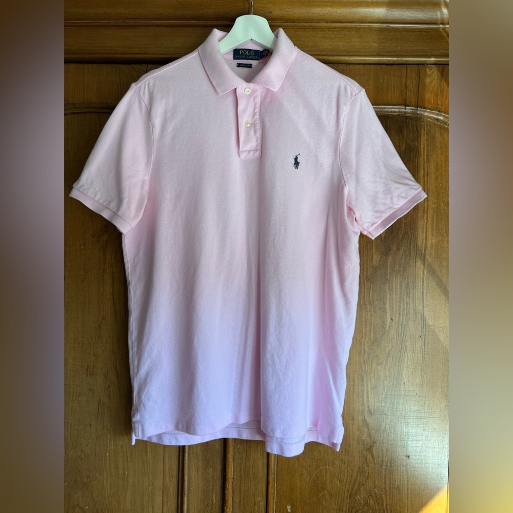 Ralph Lauren Men's Light Pink Polo Shirt